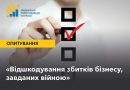 ВІДШКОДУВАННЯ ЗБИТКІВ БІЗНЕСУ, ЗАВДАНИХ ВІЙНОЮ: ФРУ запускає анкету-опитувальник для постраждалого від війни бізнесу (2014–2025). Ваші дані стануть підґрунтям для реального механізму відшкодування.